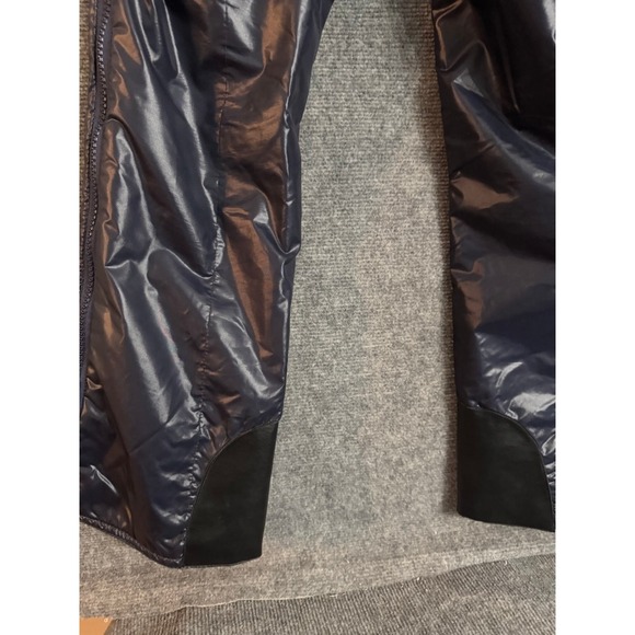 Vintage BECONTA INC. Navy Shiny Puffer Ski Pants Ladies Size M RN 23155 - Picture 11 of 11